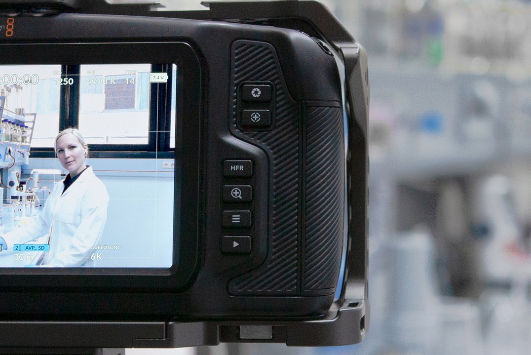 camera in the lab