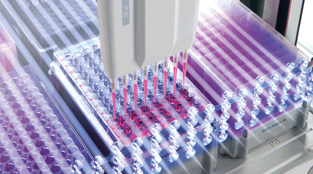 Automated liquid handling station BRAND